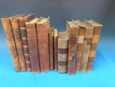 A collection of 19thC volumes on the the