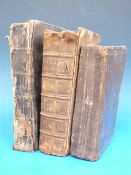 Three 17thC and 18thC volumes: 