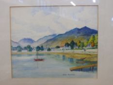 John Houston: Pair of watercolours 