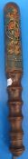 An early 19thC police truncheon decorate