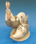 A Royal Copenhagen figure of a cockerel