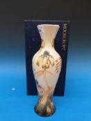 A Moorcroft baluster shaped vase in the