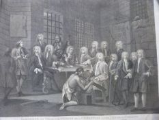 Ten engravings by William Hogarth, engra