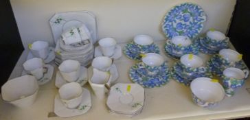 An Art Deco Royal Doulton part tea set (