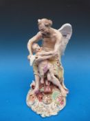 A Derby Patch figure of Old Father Time