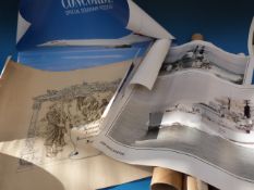 A quantity of posters of Royal Naval shi