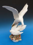 A very rare decorated Royal Worcester fi