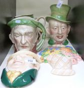 A rare Beswick Dickens wall plaque, thre