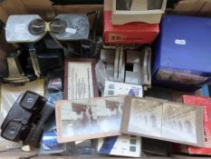 A collection of steroscopic viewers to i