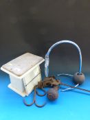 A set of Weighette person weighing scale