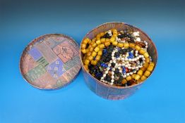 A collection of beaded necklaces to incl