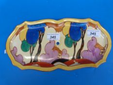 An unusual Clarice Cliff 