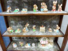 Collection of Pendelfin figures, grocers