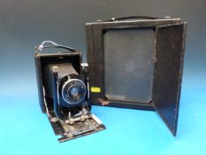 A large Pony Premo No. 2 bellows camera