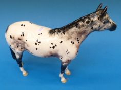 A Beswick 1st version Appaloosa with cir