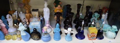 A large quantity of Avon perfume bottles