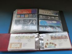 A collection of presentation packs and f