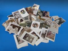 Over 130 postcards featuring music hall,