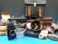 A Leidolf Lordomat camera together with