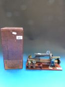 A Smith and Black boxed microscope model