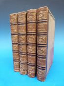 Four volumes of 