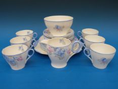 A Shelley Phlox pattern tea service