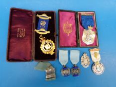 Various cased Masonic and RAOB medals in