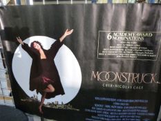Two film posters Moonstruck and Tess (bo