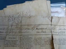 A collection of 18th & 19thC documents t