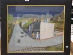 James Tweedie oil The Allotment Heights,