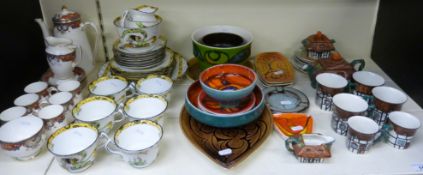 Mixed ceramics including Radford coffee