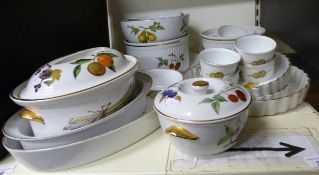 A collection of Royal Worcester 