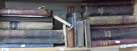 A collection of ledgers all relating to