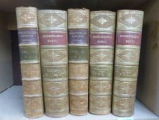 Five volumes of Shakespeare's Works / Sh