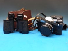 A Rolleiflex SL35 5LR camera fitted with