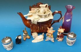 A collection of mixed ceramics including