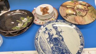 A collection of large chargers including