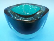 An Italian, possibly Murano, Sommerso gl