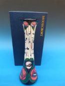 A Moorcroft trumpet vase in the Mackinto