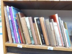 A quantity of books on art