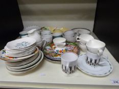 Collection of ceramics including Carlton