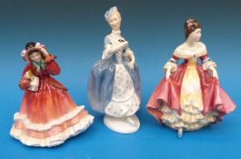 Three Royal Doulton figurines 