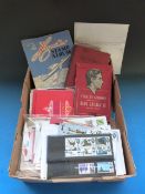 A Triumph stamp album and sundry other a