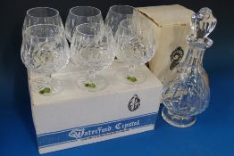 A set of six Waterford Crystal Kenmare p