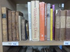 A collection of literature including; 'T