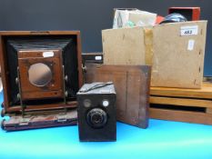 A collection of cameras including Voigsl