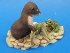 A Border Fine Arts model of an otter and