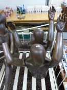 Two male part shop display mannequins