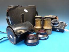A pair of Prinz 10x50 binoculars, 19thC