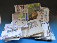 A crate of GB mint post decimal stamps (